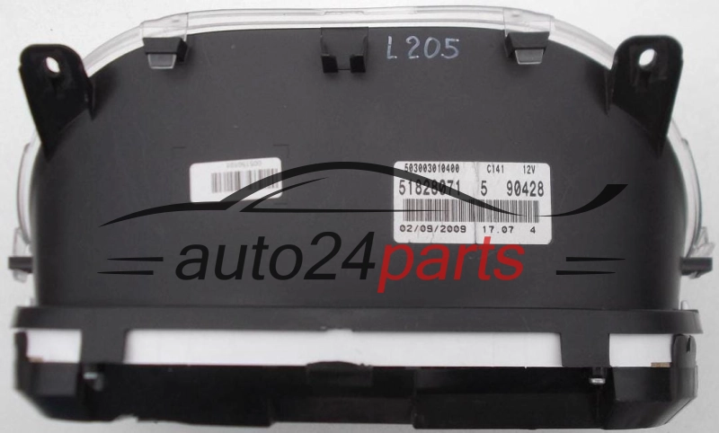 QUADRO STRUMENTI CRUSCOTTO CONTACHILOMETRI FIAT PUNTO 51828071 5 90428, 51828071590428 