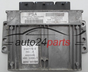 Μονάδα Ελέγχου Κινητήρα  CITROEN 1.8 Sagem 21647776-2, 216477762, 9644674980, PSA 9648707680 