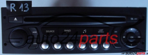 RADIO CD PEUGEOT 207 96 613 826 XT 00 / 96613826XT00 / VDU0076631 / VDAPUF60076631 