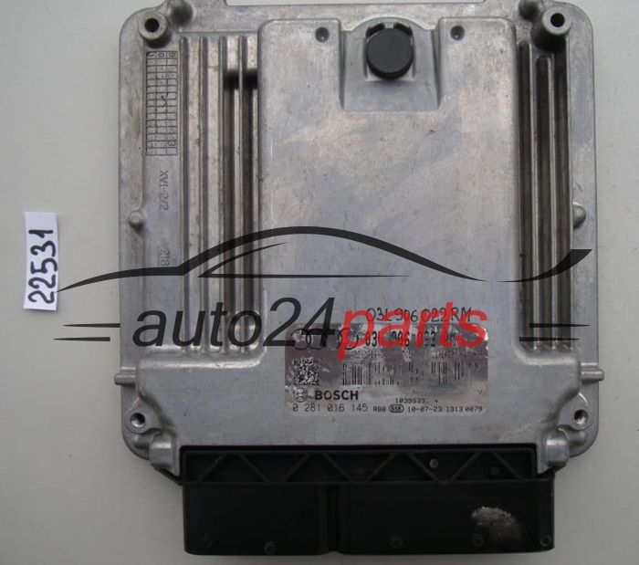 KOMPUTER STEROWNIK SILNIKA AUDI A4 2.0 TDI BOSCH 0 281 016145, 0281016145, 03L 906 022 RM, 03L906022RM, EDC17CP20