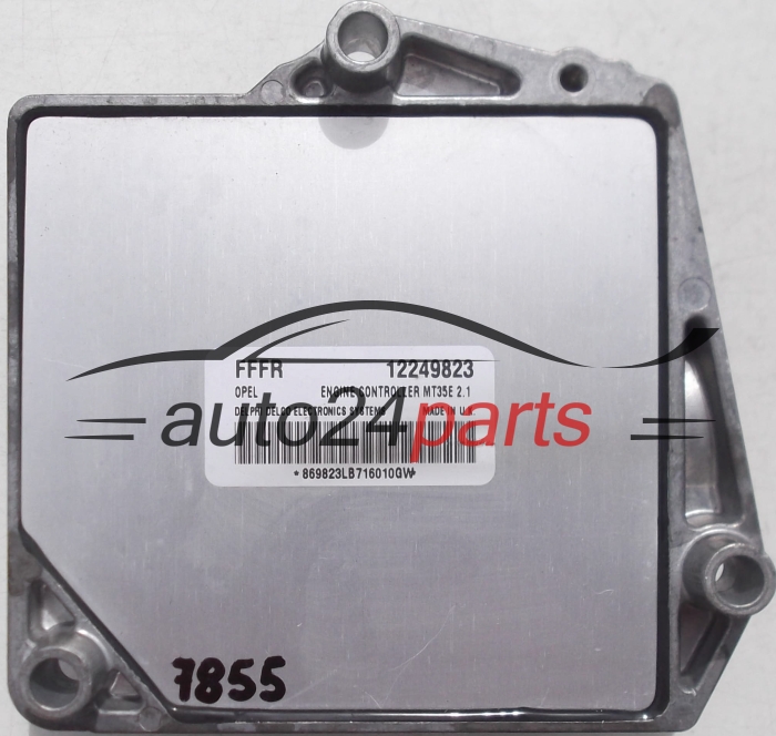 ECU CENTRALITA DE MOTOR  OPEL ASTRA ZAFIRA 1.6 16V DELPHI DELCO 12249823 FFFR