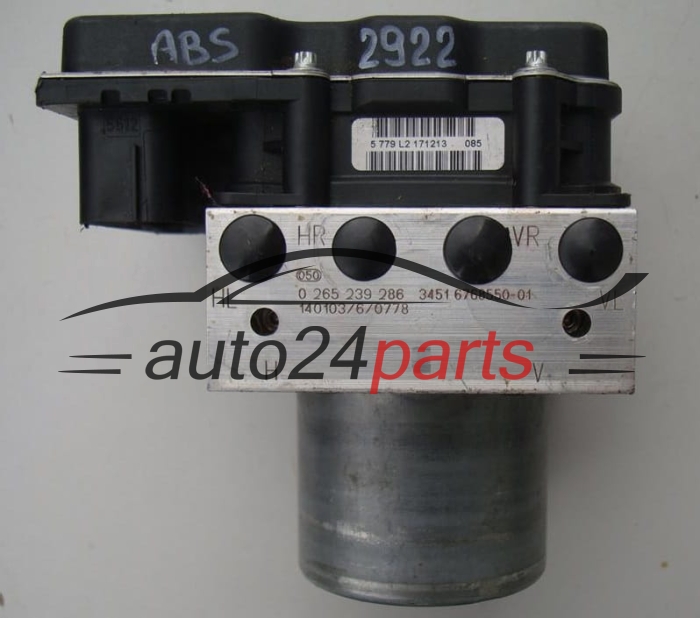 ABS PUMP BMW BOSCH 0 265 239 286, 0265239286, 34516768550-1, 345167685501, 0265951974