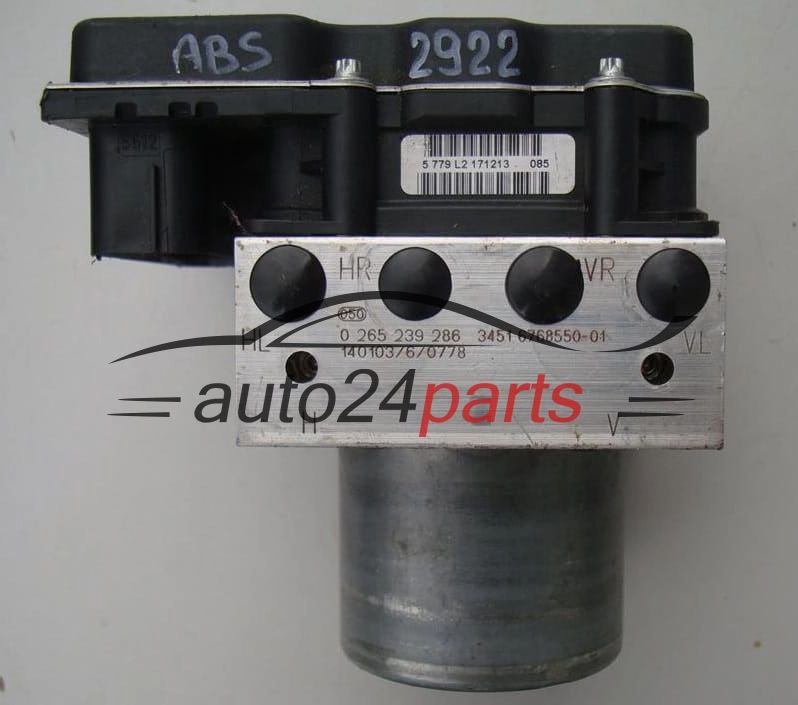 ABS PUMP BMW BOSCH 0 265 239 286, 0265239286, 34516768550-1, 345167685501, 0265951974