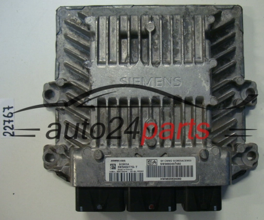 Sterownik silnika Citroen C4 2.0 HDI 5WS40277GT SW9660497480 – zdjęcie 3
