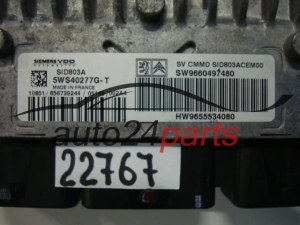 Sterownik silnika Citroen C4 2.0 HDI 5WS40277GT SW9660497480 – zdjęcie 4