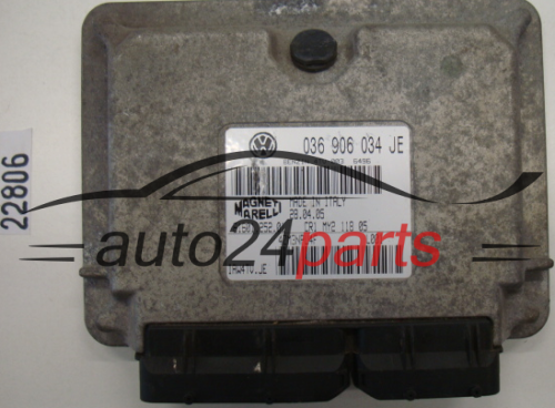 KOMPUTER STEROWNIK SILNIKA SKODA FABIA IAW 4TV.JE, IAW4TVJE, 036 906 034 JE, 036906034JE
