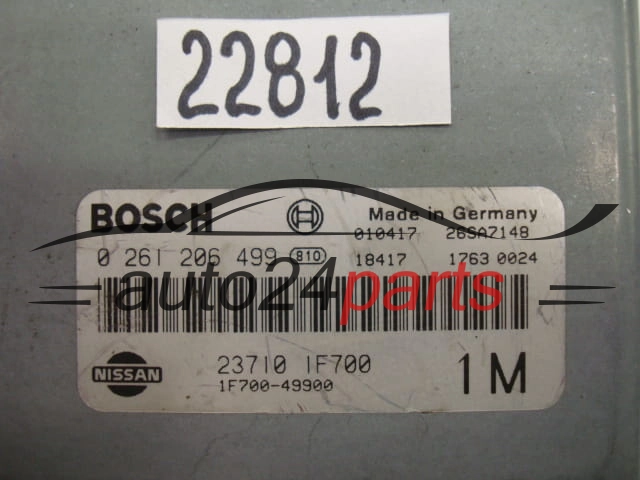 Centralina motore  NISSAN MICRA 1.0 BOSCH 0261206499 237101F700 1F70049900 1F700-49900 1M
