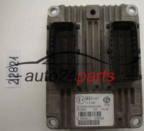 KOMPUTER STEROWNIK SILNIKA FIAT GRANDE PUNTO IAW 5SF8.M8, IAW5SF8M8, 51847325
