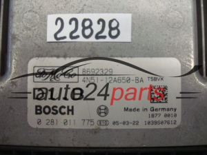Sterownik silnika Volvo S30 S40 S50 1.6 TDI 0281011775 4N5112A650BA – zdjęcie 2