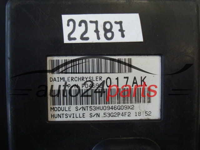 MOTORSTEUERGERÄT ECU STEUERGERAT JEEP GRAND CHEROKEE 3.0 CRD P04692017AK, P04692024AK