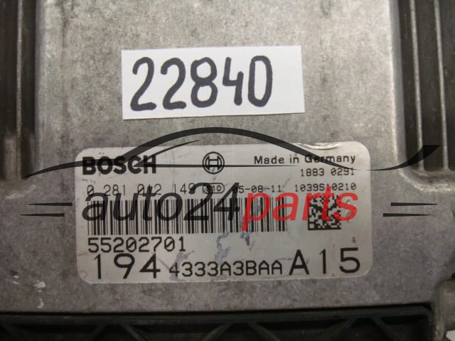 Sterownik silnika Fiat Croma 1.9 JTDM 0281012149 55202701 – zdjęcie 3