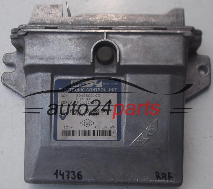 HOM 7 700 868 300, 7700868300, R04080010G, 80760J, 7700114868