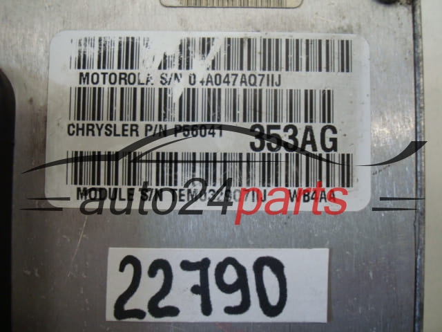 CALCULATEUR MOTEUR JEEP GRAND CHEROKEE P56041353AG
