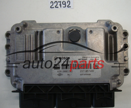 Μονάδα Ελέγχου Κινητήρα RENAULT TWINGO BOSCH 0 261 S14 663, 0261S14663, 237105748R