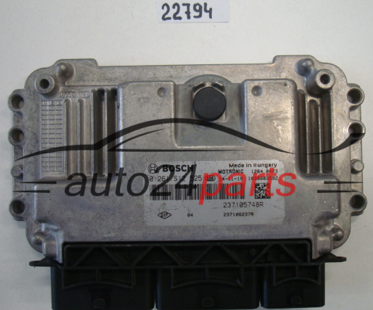 Μονάδα Ελέγχου Κινητήρα RENAULT TWINGO BOSCH 0 261 S12 525, 0261S12525, 237105748R