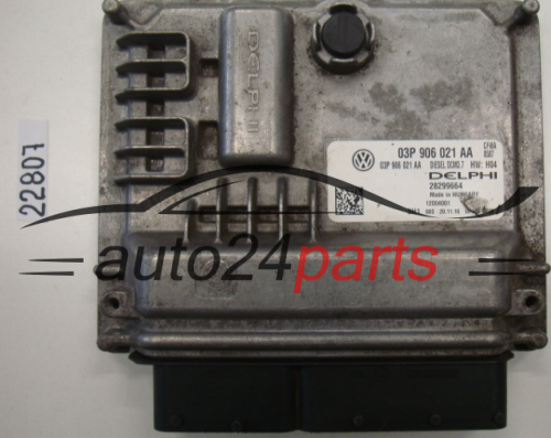 CENTRALINA DO MOTORE VOLKSWAGEN SEAT 1.2 TDI DELPHI 28299664, 03P 906 021 AA, 03P906021AA, DCM3.7