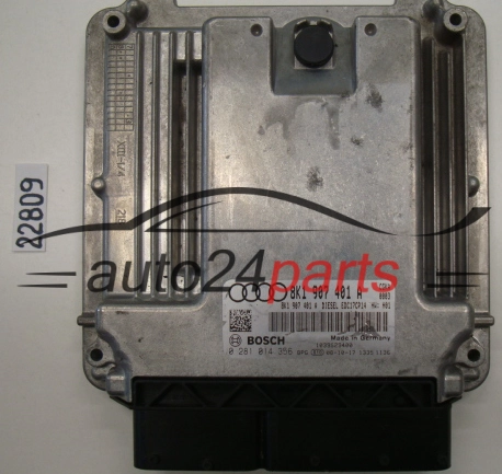 CALCULATEUR MOTEUR AUDI A5 BOSCH 0 281 014 356, 0281014356, 8K1 907 401 A, 8K1907401A, EDC17CP14