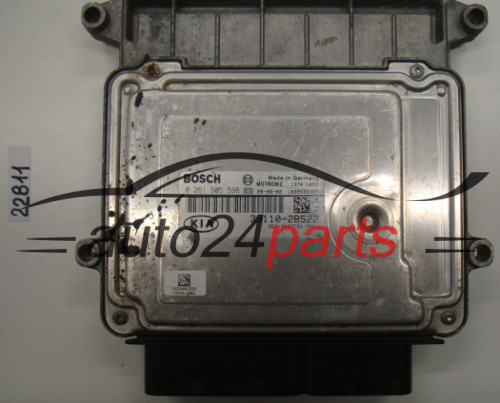 ECU ENGINE CONTROLLER KIA HYUNDAI BOSCH 0 261 S05 598, 0261S05598, 39110-2B522, 391102B522