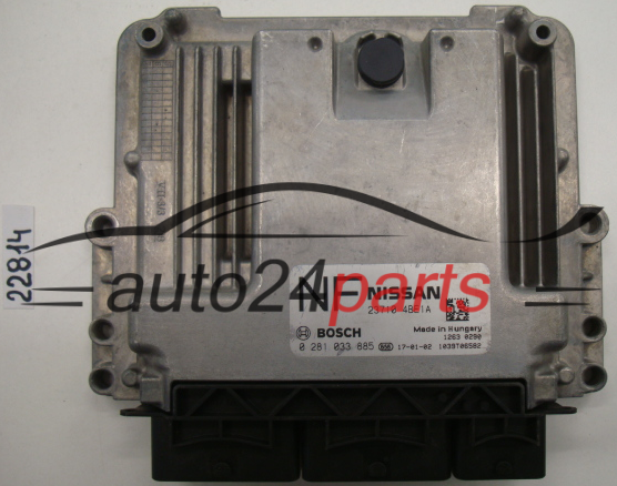 Μονάδα Ελέγχου Κινητήρα NISSAN X-TRAIL BOSCH 0 281 033 885, 0281033885, 23710 4BE1A, 237104BE1A