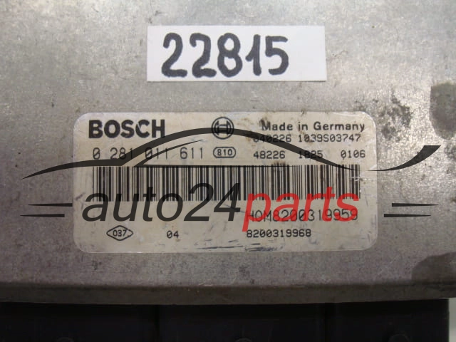 Μονάδα Ελέγχου Κινητήρα MITSUBISHI BOSCH 0 281 011 611, 0281011611, HOM8200319959, 8200319959