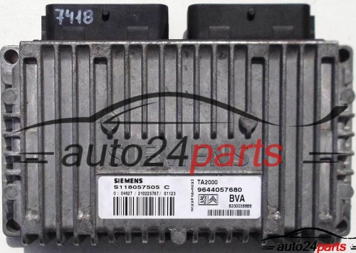 ECU AUTOMATIC GEARBOX PEUGEOT 206 1.4 SIEMENS S118057505 C, 9644057680 