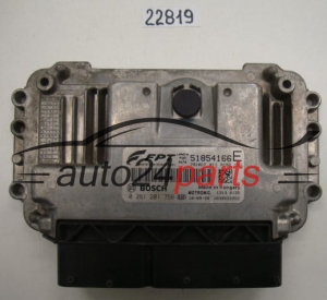 Μονάδα Ελέγχου Κινητήρα FIAT ALFA 500 LANCIA 1.4 TSI BOSCH 0 261 201 756, 0261201756, 51854166