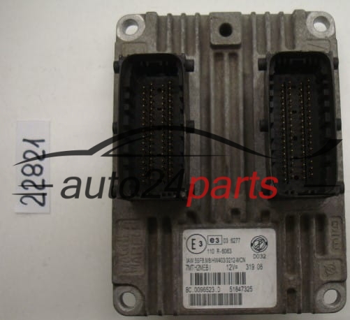Μονάδα Ελέγχου Κινητήρα FIAT GRANDE PUNTO IAW 5SF8.M8, IAW5SF8M8, 51847325
