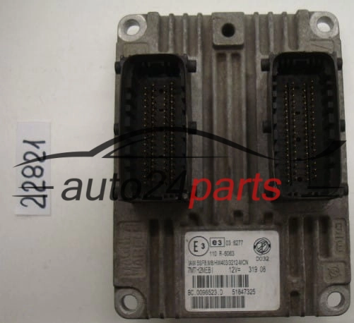Μονάδα Ελέγχου Κινητήρα FIAT GRANDE PUNTO IAW 5SF8.M8, IAW5SF8M8, 51847325