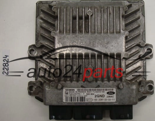MOTORSTEUERGERÄT ECU STEUERGERAT FORD FIESTA FUSION 3S61-12A650-HD, 3S6112A650HD, 5WS40079C-T, 5WS40079CT