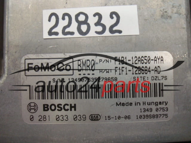 CENTRALINA DO MOTORE FORD FOCUS BOSCH 0281 033 039, 0281033039, F1B1-12A650-AYA, F1B112A650AYA