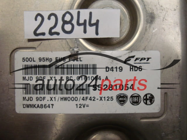 Μονάδα Ελέγχου Κινητήρα FIAT 500 MJD 9DF.X1, MJD9DFX1, 55281054