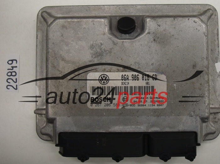 KOMPUTER STEROWNIK SILNIKA SEAT LEON TOLEDO 1.8 20V 06A 906 018 GD, 06A906018GD, BOSCH 0 261 206 588, 0261206588, 26SA0000