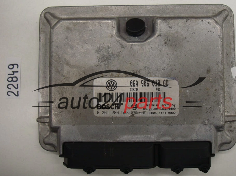 KOMPUTER STEROWNIK SILNIKA SEAT LEON TOLEDO 1.8 20V 06A 906 018 GD, 06A906018GD, BOSCH 0 261 206 588, 0261206588, 26SA0000