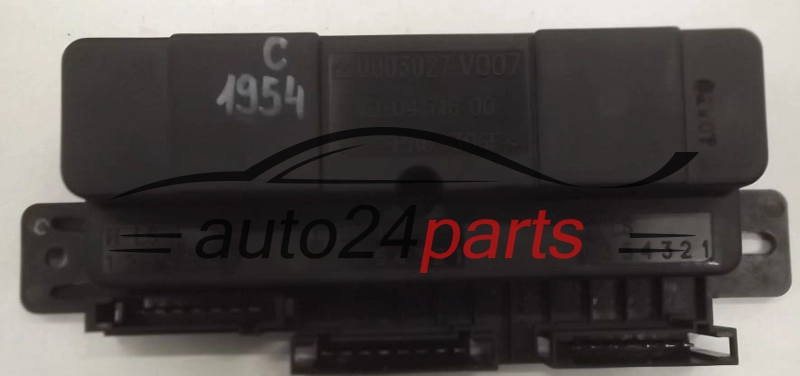 CONFORT MODULE SMART FORTWO 000 30 27 V007, 0003027V007, 04.716.00, 0471600