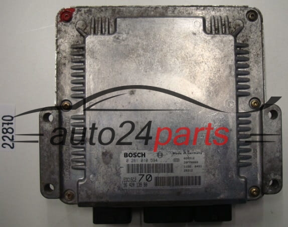 Sterownik silnika Peugeot 206 2.0 HDI 0281010594 9642013980 – zdjęcie 2