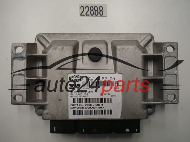 Sterownik silnika Citroen C4 1.4 16V 16631054 9653979480