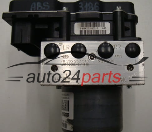 ABS POMPA I STEROWNIK FIAT 500 51953230, 0265252548, 0265952170