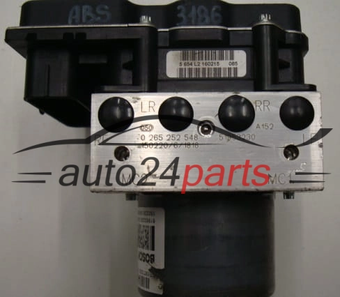 Pompa ABS i sterownik Fiat 500 51953230 0265252548