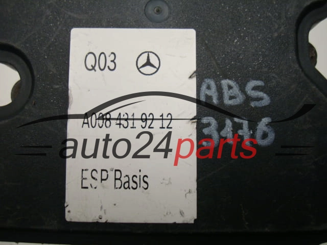Αντλία αβς MERCEDES BENZ A008 431 92 12, A0084319212, 0265956006, 0265242652