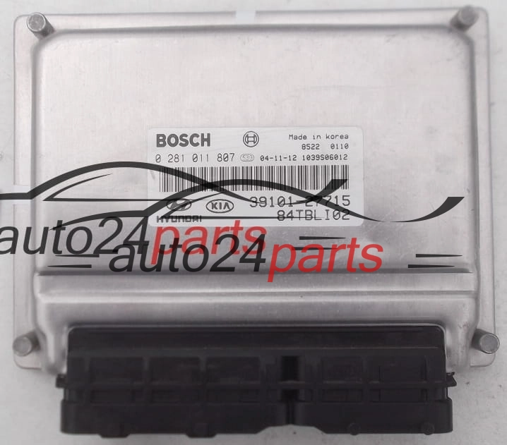 Μονάδα Ελέγχου Κινητήρα HYUNDAI KIA GETZ BOSCH 0 281 011 807, 0281011807, 39101-27715, 3910127715