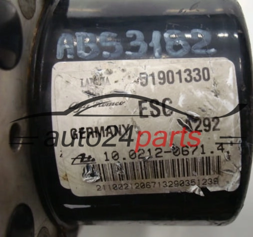 Αντλία αβς FIAT DOBLO 51901330, 10.0212-0671.4, 10021206714, 10.0961-1606.3, 10096116063