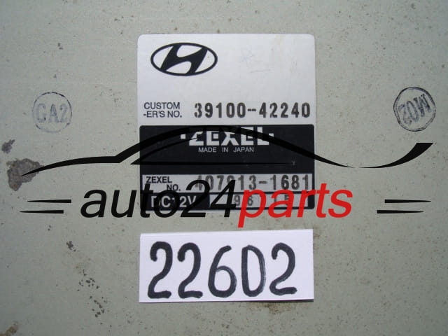 HYUNDAI H100 2.5TDI, 3910042240, 407913-1681, 4079131681