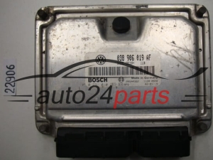 Sterownik silnika SKODA FABIA 1.9 TDI 038906019AF 038 906 019 AF BOSCH 0281010289 0 281 010 289 DIESEL EDC15P+ - 8606 22906 22907
