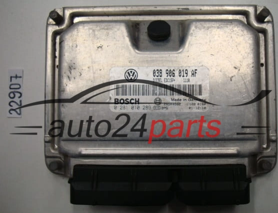 Centralina motore SKODA FABIA 1.9 TDI 038906019AF 038 906 019 AF BOSCH 0281010289 0 281 010 289 DIESEL EDC15P+