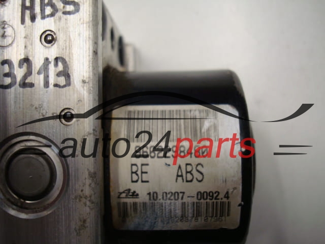 POMPE HYDRAULIQUE ET CALCULATEUR d'ABS PEUGEOT 9662298480, 10.0207-00924, 10.0970-1144.3, 10097011443