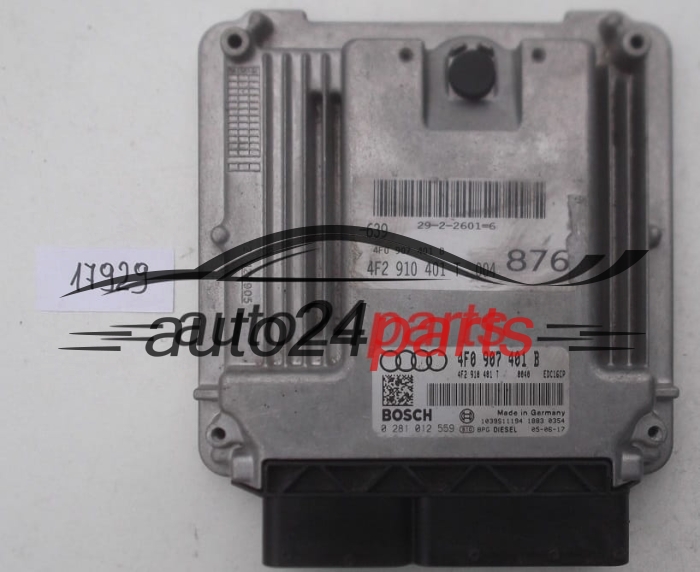 AUDI A6 3.0 TDI BOSCH 0281012559, 0 281 012 559, 4F0907401B, 4F0 907 401 B, 4F2910401T, 4F2 910 401 T