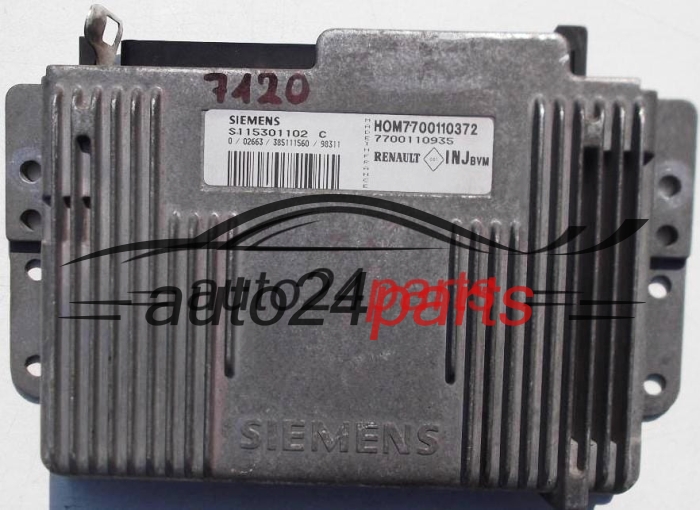 RENAULT CLIO MEGANE LAGUNA 1.6 S1 15301 102 C, S115301102C, HOM7700110372, 7700110935