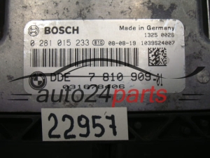 Sterownik silnika Mini Cooper 1.6 TDCI 0281015233 7810909 – zdjęcie 2