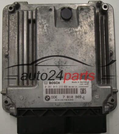 MINI COOPER 1.6 TDCI BOSCH 0 281 015 233, 0281015233, DDE 7 810 909, 7810909