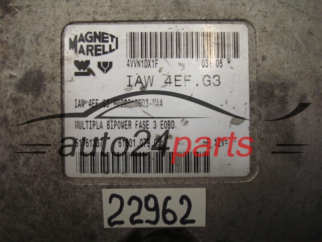Sterownik silnika Fiat Multipla Bipower 6160107903 51761337 – zdjęcie 2